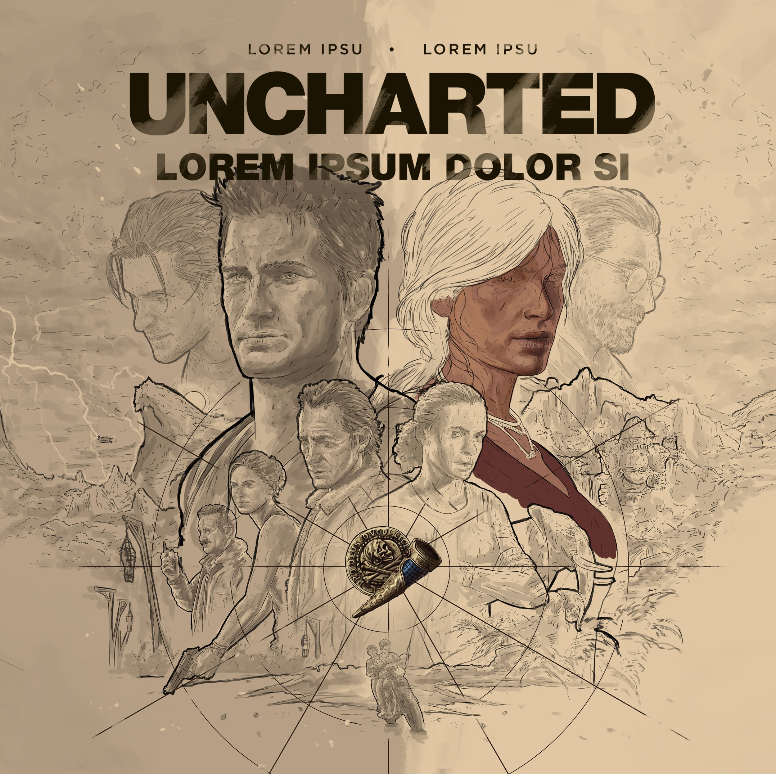 Uncharted Legacy of Thieves Collection — Jake Kontou Art
